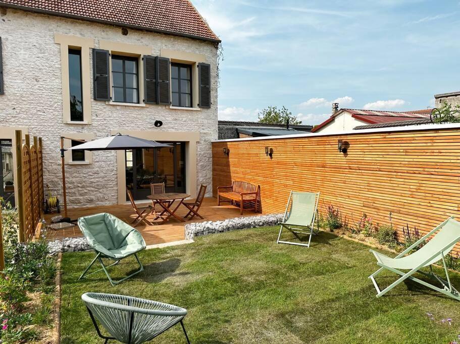 W27A - Splendide Appartement A 3' De Giverny Limetz Extérieur photo